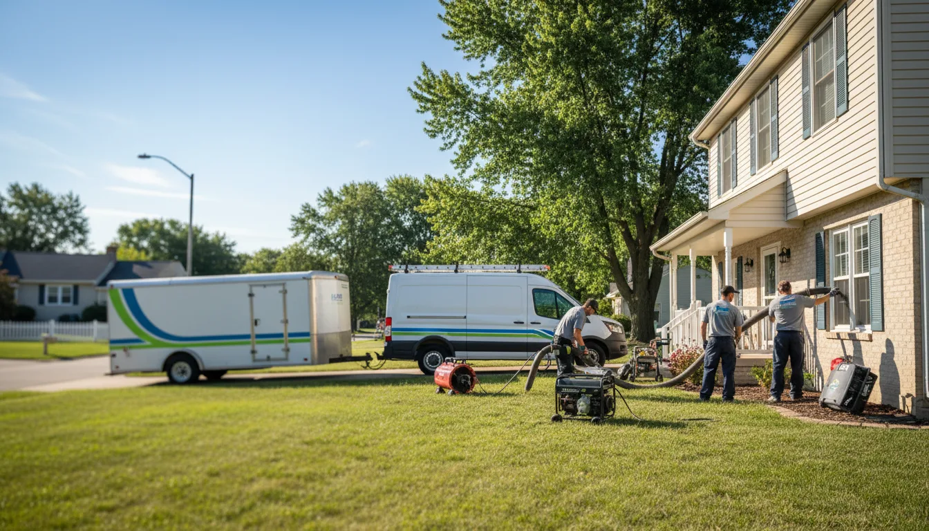 Flooded Basement Restoration And Cleanup With Repair in Blairstown, IA near me